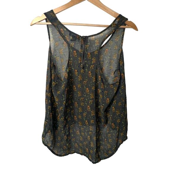 Ecko Unlimited Floral Sheer High-Low Tank Top Size Large - Picture 4 of 4